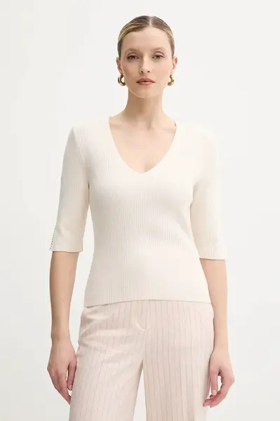 Tričko Morgan MCHAMPI dámské, béžová barva, MCHAMPI