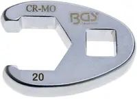 Klíče ploché otevřené 1/2", různé rozměry - BGS technic Velikost: 20 mm