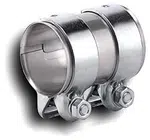 MDtools Spona výfuku dvojitá trubková, průměr 45 mm