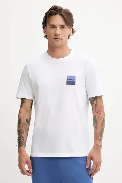 Bavlněné tričko HUGO Dapusi