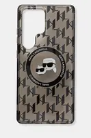 Obal na telefon Karl Lagerfeld Samsung Galaxy S25 Ultra černá barva, KLHMS25LHMCKMHK