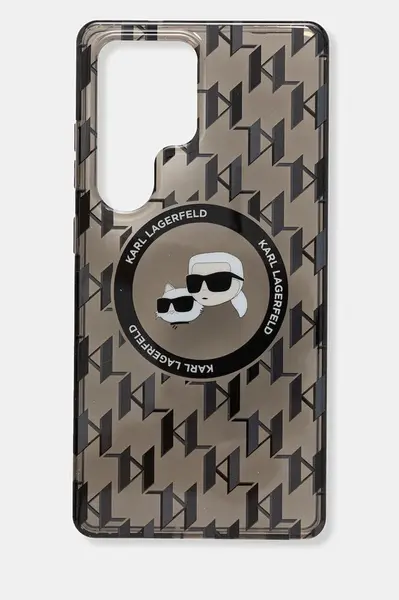 Obal na telefon Karl Lagerfeld Samsung Galaxy S25 Ultra černá barva, KLHMS25LHMCKMHK