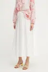 Sukně Marella NIPPON bílá barva, maxi, áčková, 2513101082200