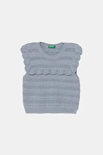 Dětská bavlněná vesta United Colors of Benetton