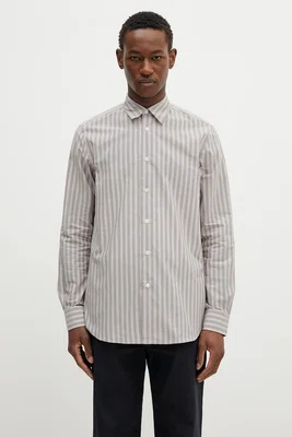Bavlněná košile Paul Smith pánská, béžová barva, regular, s klasickým límcem, M1R-901U-P02635