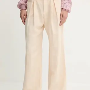 Kalhoty s příměsí lnu Guess SHAYE