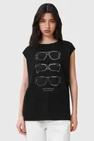 Bavlněný top AllSaints SUNNIES