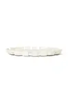 Dekorativní talíř ferm LIVING Plait Platter bílá barva