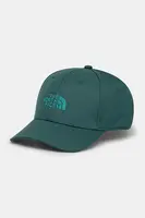 Kšiltovka The North Face Recycled 66 Classic Hat tyrkysová barva, s aplikací, NF0A4VSVBM31