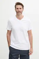 Bavlněné tričko Calvin Klein Jeans bílá barva, LV040HM298