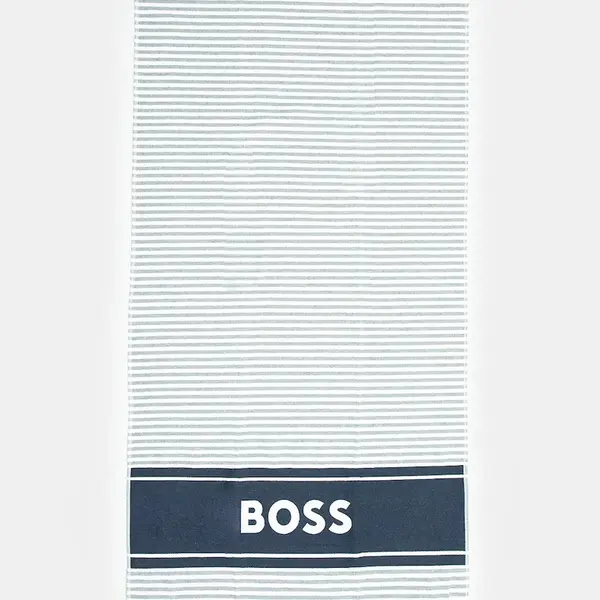 Bavlněný ručník BOSS tmavomodrá barva, 50540424