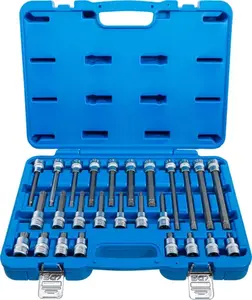 BGS technic Zástrčné hlavice XZN 1/2", M5-M16, sada 26 dílů - BGS 5180