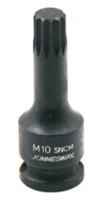 Zástrčná hlavice úderová XZN, 1/2", velikost M8, délka 100 mm - JONNESWAY S16A4508 Velikost: M8x100 mm