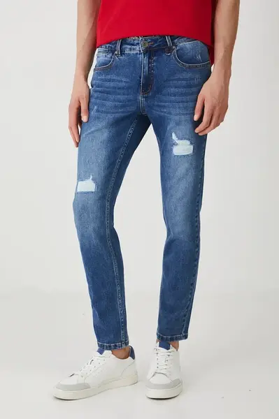 Džíny Medicine pánské, modrá barva