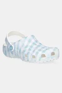 Pantofle Crocs CLASSIC GINGHAM CLOG KIDS