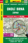Okolí Brna - západ 1:40 000