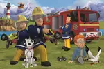 Puzzle Požárník Sam Tým v akci MAXI