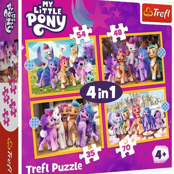 Puzzle My Little Pony Seznamte se s poníky 4v1