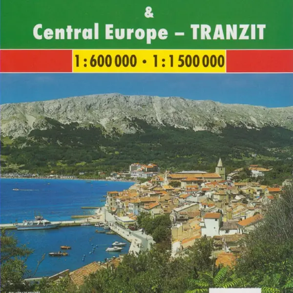 Automapa Chorvatsko a Střední Evropa tranzit 1:600 000