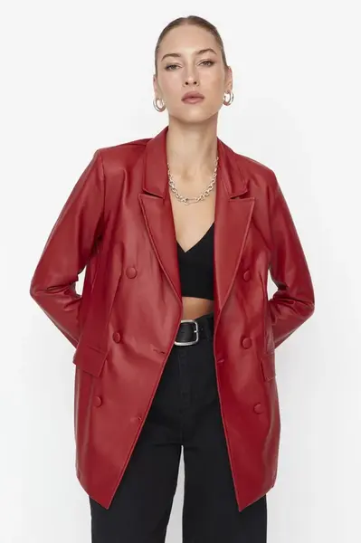 Dámská bunda Trendyol Leather