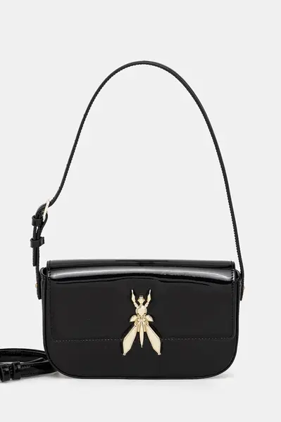 Kožená kabelka Patrizia Pepe černá barva, 8B0231 L125