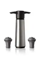 Vakuová pumpa a zátka Vacu Vin Wine Saver 8,5 x 22,3 x 4,3 cm 3-pack šedá barva