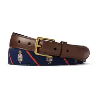 Pásek Polo Ralph Lauren pánský, tmavomodrá barva, 405974641
