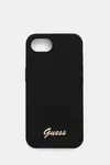 Obal na telefon Guess iPhone 16e černá barva, GUHMPSE4SMBSLK