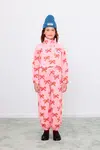 Dětské bavlněné tepláky Tinycottons WORMS SWEATPANT růžová barva, AW25-076