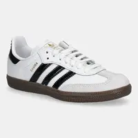 Dětské tenisky adidas Originals SAMBA OG bílá barva, JQ2850