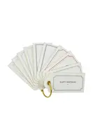 Sada štítků House Doctor HDNila 4 cm 10-pack bílá barva