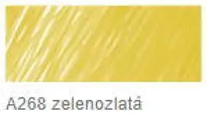 Štětečkový popisovač Faber-Castell – 268 zelenozlatý