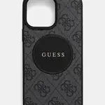 Obal na telefon Guess iPhone 16 Pro Max černá barva, GUHMP16XP4PGRSGK