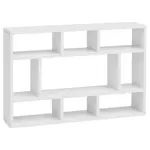 MID.YOU NÁSTĚNNÝ REGÁL, bílá, 75/51/16 cm