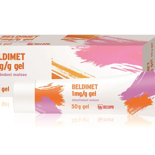 Beldimet 1 mg/g gel 50 g