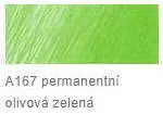 Umělecký pastel v tužce Faber-Castell – 167 permanent green olive