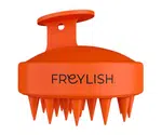 Masážní exfoliační kartáč na pokožku hlavy Freylish Massage Exfoliating Brush - oranžový + dárek zdarma