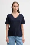 Bavlněné tričko United Colors of Benetton dámské, bílá barva, 3BVXD400H