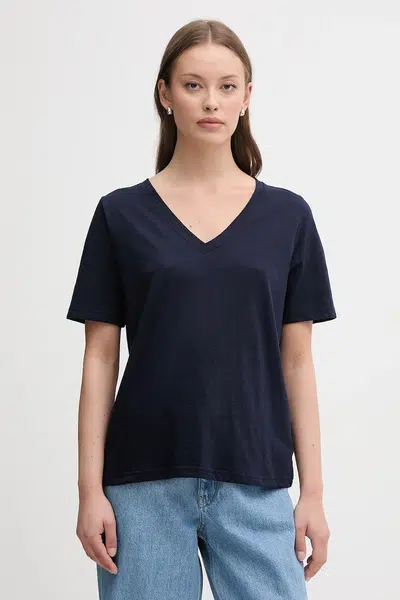 Bavlněné tričko United Colors of Benetton dámské, bílá barva, 3BVXD400H