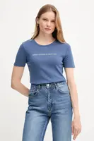 Bavlněné tričko United Colors of Benetton dámské, červená barva, 3GA2E16A2