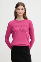 Svetr Dkny dámský, růžová barva, DJ5R0646