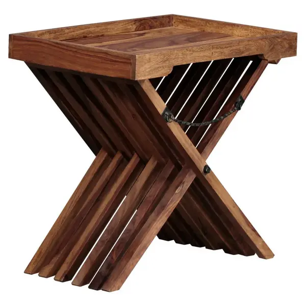 MID.YOU ODKLÁDACÍ STOLEK, sheesham, barvy sheesham