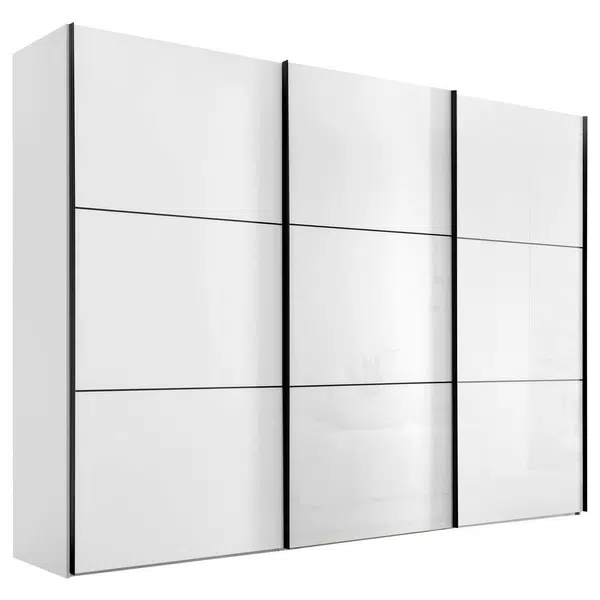 Moderano SKŘÍŇ S POSOUVACÍMI DVEŘMI, bílá, 298/222/68 cm