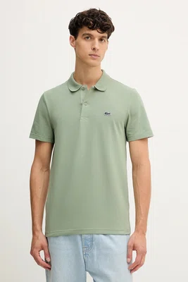 Polo tričko Lacoste pánské, hnědá barva, DH5522