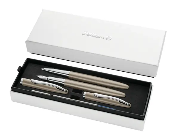 Pelikan - Pero plnicí a roller Jazz Noble béžové v boxu