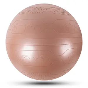 Gymnastický míč inSPORTline Stretch Ball 75 cm mocha mousse
