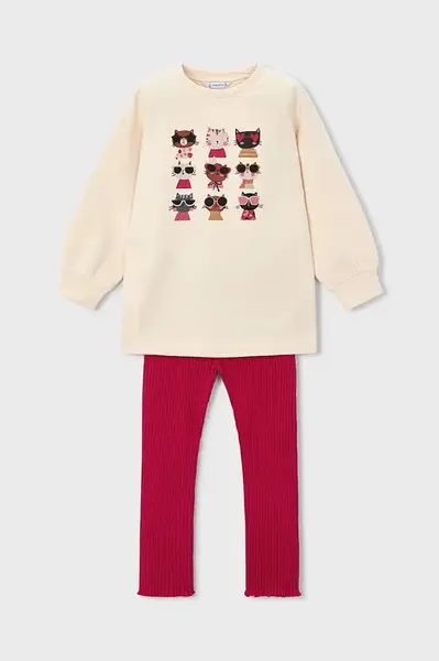 Souprava Mayoral červená barva, 4722