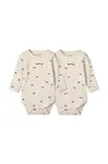 Kojenecké body Liewood Yanni Grow Printed LS Bodystocking 2-Pack LW20064