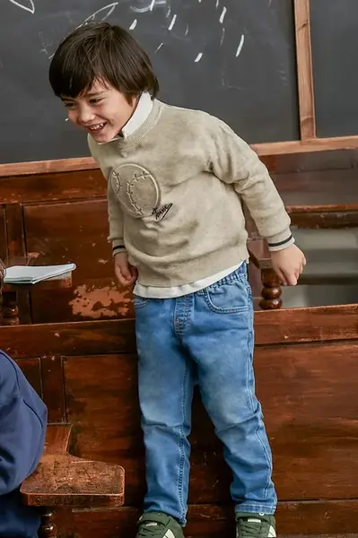 Dětské rifle Mayoral soft denim jogger