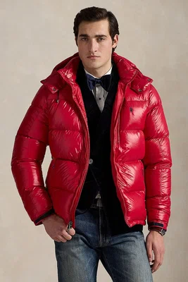 Bunda Polo Ralph Lauren vínová barva, zimní, 710968281